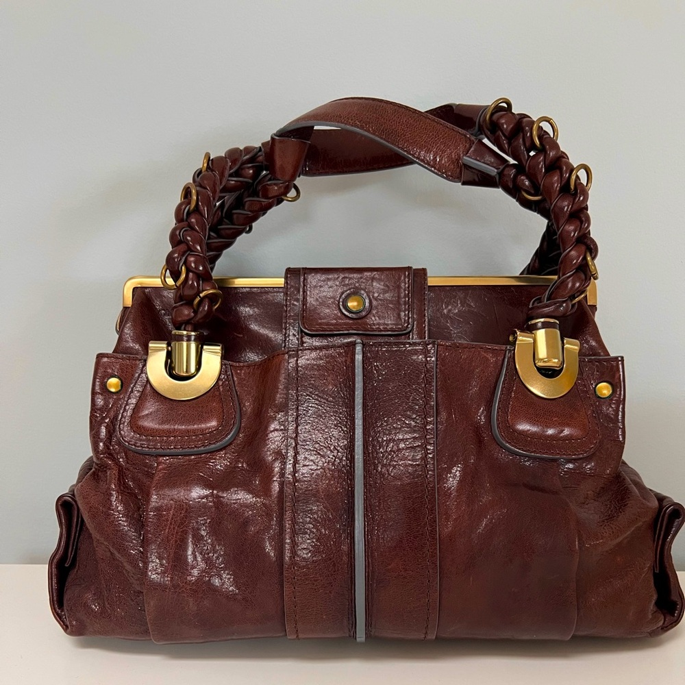 Chloe NWT doctor’s handbag in premium chocolate leather